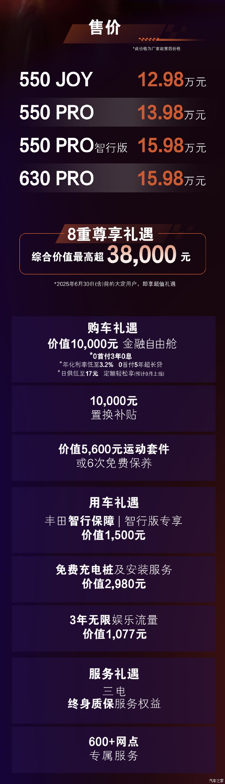 售12.98万起/共推出4款配置 一汽丰田bZ5正式上市